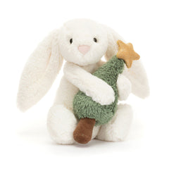 Jollytoy Bashful Bunny with Christmas Tree