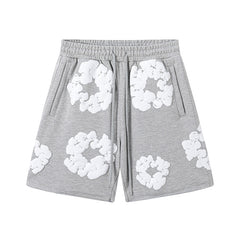 Denim Tears Cotton Wreath Shorts - Grey