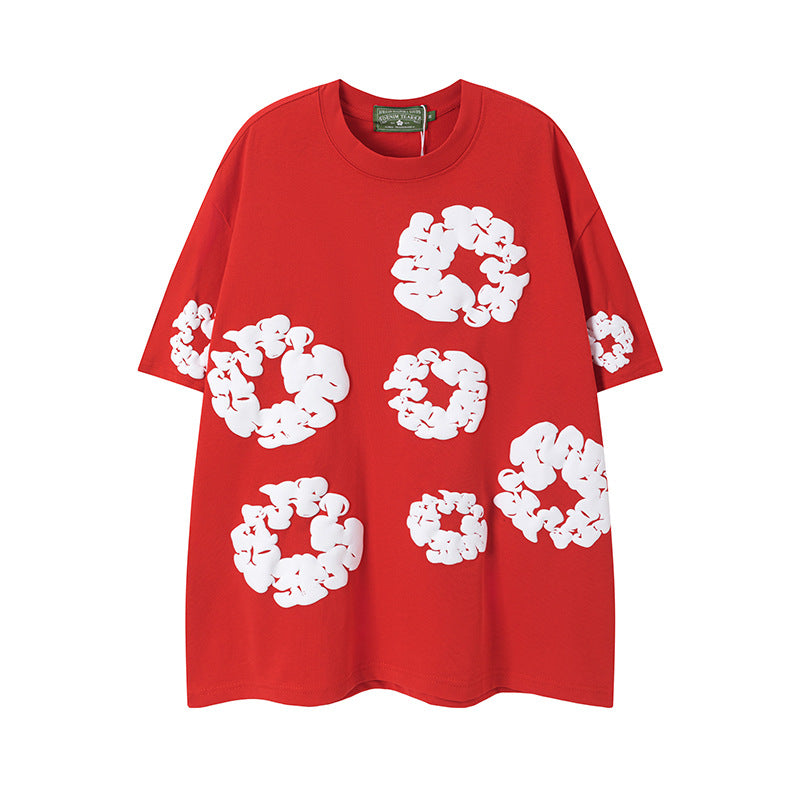 Denim Tears Cotton Wreath T-Shirt - Red