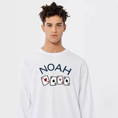 NOAH Spring and Autumn New American Trendy Brand Printed Casual Loose Men's Heavy Weight Cotton Long Sleeve T-shirt Couple Top