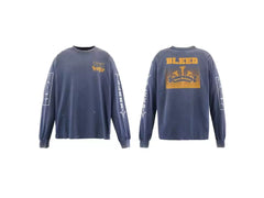 Saint Michael "BLEED" Long Sleeve - Blue