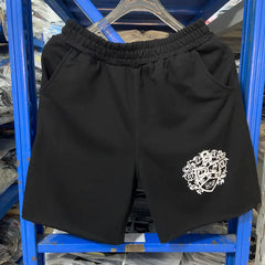 Cole Buxton Black Vintage Crest Shield Shorts