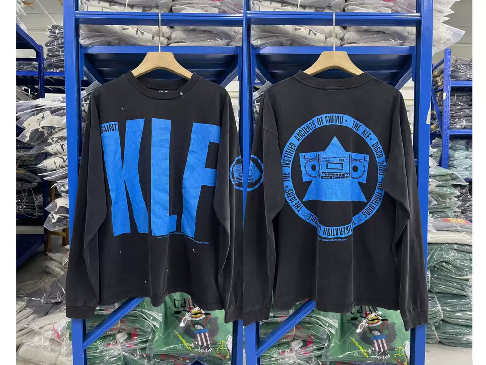 Saint Michael "KLF" Long Sleeve - Black