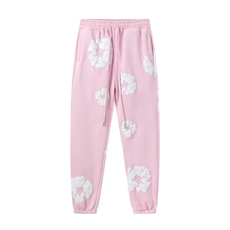 Denim Tears Cotton Wreath Sweatpants - Pink