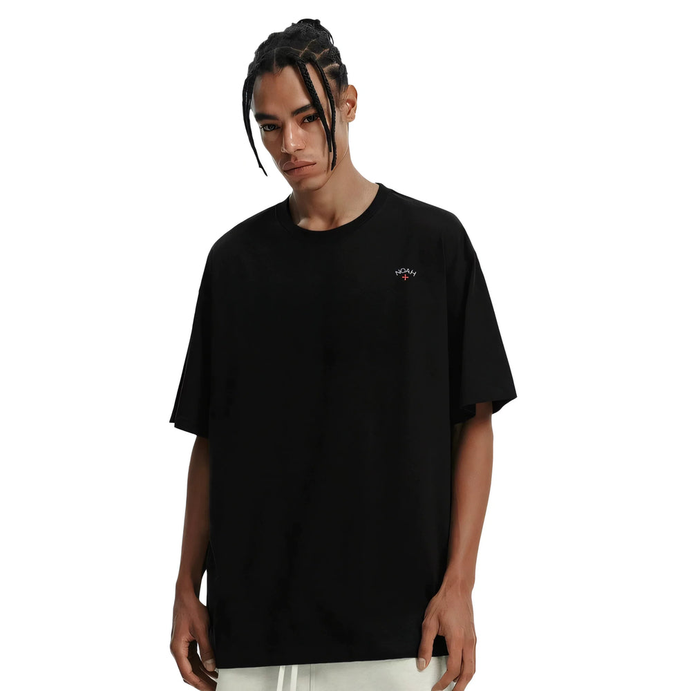 NOAH MARS niche trendy brand, left small label, cross, American casual couple, all cotton, sold short sleeved T-shirt, men's