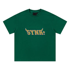 Syna World Vintage Oversized Graphic Tee (Green / Yellow)