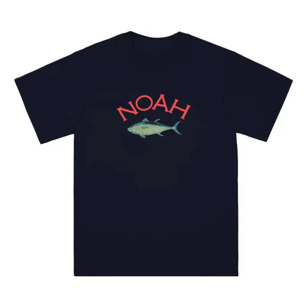 NOAH MARS niche trendy brand tuna limited edition American casual loose all cotton versatile couple short sleeved T-shirt for men