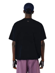 NOAH MARS niche trendy brand with a small cross on the back, American casual, simple, antibacterial, cotton short sleeved T-shirt for men