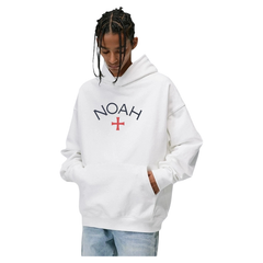 NOAH MARS niche trendy brand Black Soul Cross American casual loose thread splicing trendy hooded sweatshirt