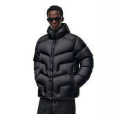 NOAH MARS Lightweight Down Jacket Outdoor Windproof Hoodie 90 White Duck Down Adjustable Closure Pork Rib Coat Coat