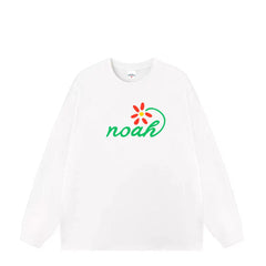 NOAH2025新款重磅纯棉长袖T恤男女春秋宽松打底衫内搭外穿上衣