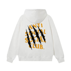 Anti Social Social Club Claw Slash Logo Hoodie - White