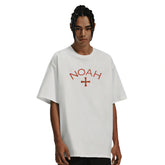 NOAH MARS niche trend brand Scottish cross simple American casual trend brand all cotton trendy short sleeved T-shirt