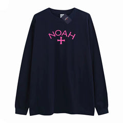 NOAH BWCJ十字架潮牌休闲百搭长袖T恤男女圆领美式打底衫上衣