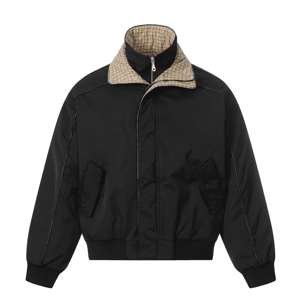 NOAH MARS American casual old money style pattern deconstruction splicing cotton coat versatile men's short jacket cotton coat