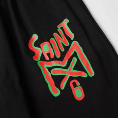 Saint Michael Vertical "A SIN" Sweatpants - Black