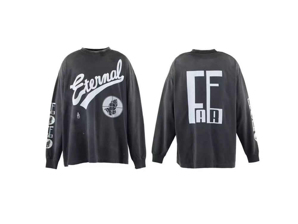 Saint Michael "Eternal" & "FEAA" Long Sleeve - Black