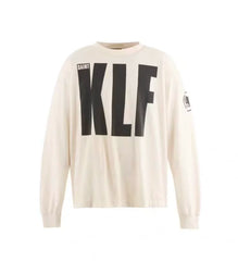 Saint Michael "KLF" Logo Long Sleeve - Off-White