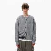 NOAH MARS American casual new rich old money style wool cardigan autumn and winter button coat knitted sweater men