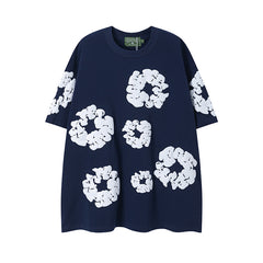 Denim Tears Cotton Wreath T-Shirt - Navy Blue