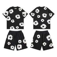 Denim Tears Cotton Wreath Set - Black/White