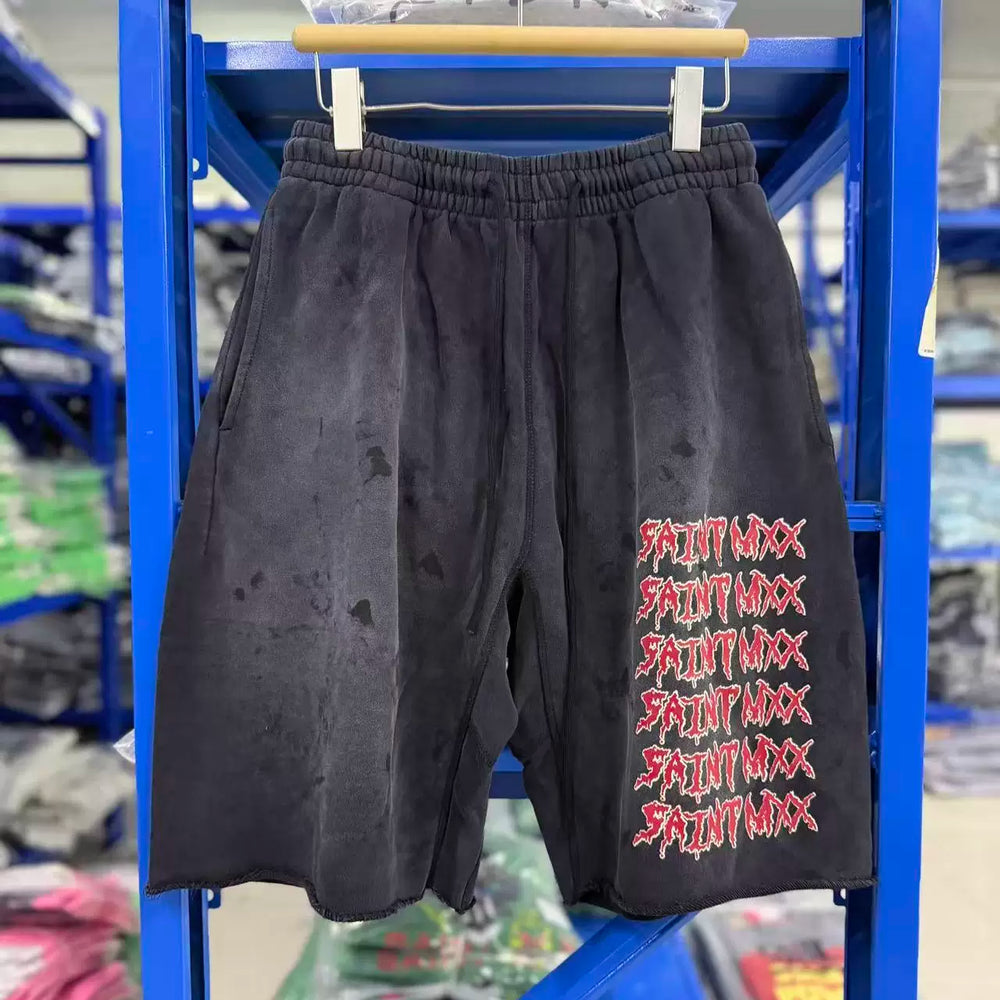 Saint Michael Multi-Stack "SAINTMXX6" Shorts - Black