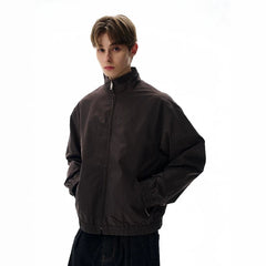 NOAH MARS American casual retro old money style VIBE stand up collar short windbreaker jacket men's autumn coat