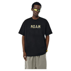 NOAH MARS niche trend brand origami splicing print American casual men's heavyweight cotton trendy short sleeved T-shirt