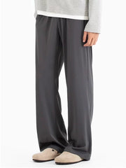 NOAH MARS American style vintage style ice leather slightly flared knife pants with cool feeling, sporty and casual quick drying pants, fitness pants