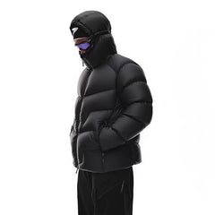NOAH MARS Lightweight Down Jacket Outdoor Windproof Hoodie 90 White Duck Down Adjustable Closure Pork Rib Coat Coat