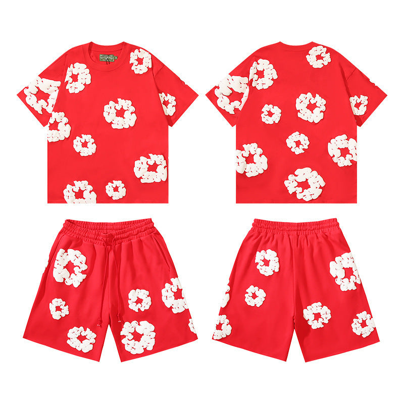 Denim Tears Cotton Wreath Set - Red