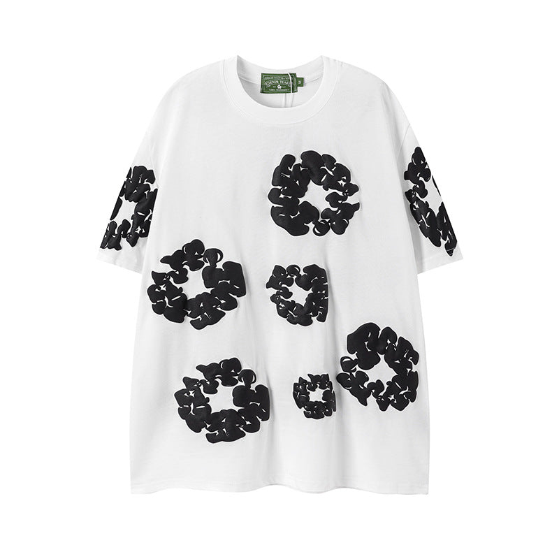 Denim Tears Cotton Wreath T-Shirt - White/Black
