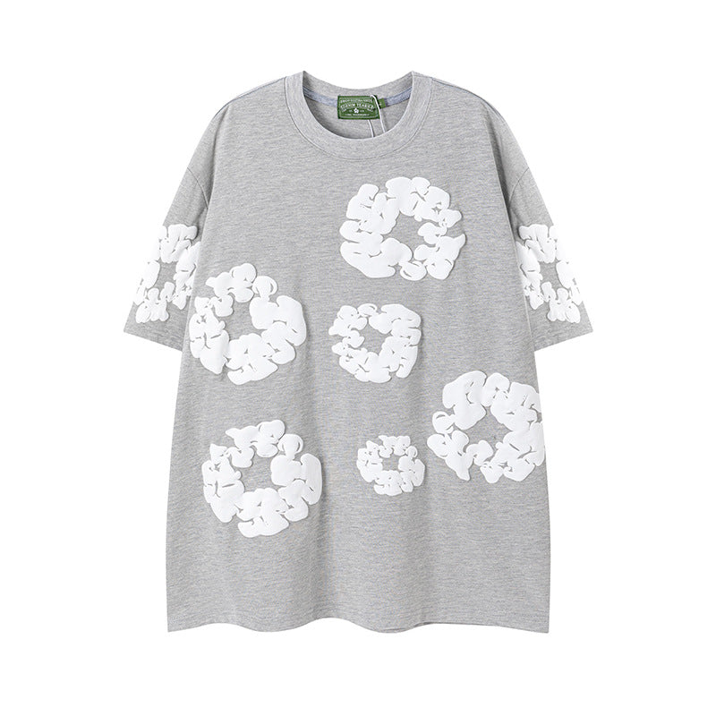 Denim Tears Cotton Wreath T-Shirt - Grey