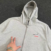 NOAH MARS Autumn New Product Wave Wave American casual hooded sweatshirt with looped fur and trendy zipper jacket for men
