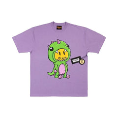 Drew House Dinosaur Graphic Short Sleeve Tee, Lavender Purple