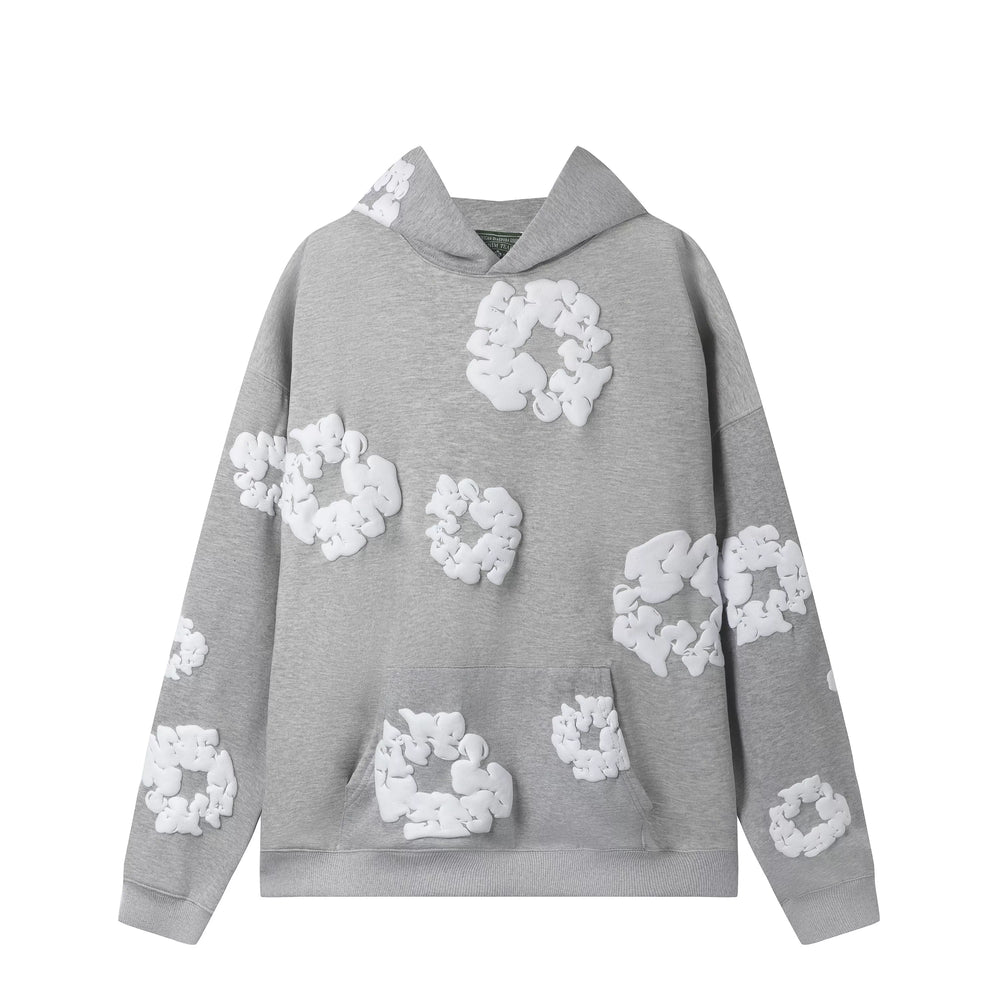Denim Tears Cotton Wreath Hoodie - Grey