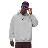 NOAH MARS niche trendy brand two bar wave men's American casual thread splicing trendy hooded sweatshirt