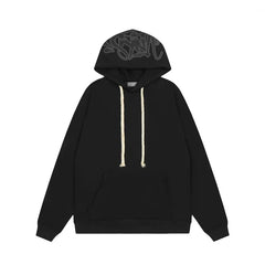 Syna World Hood Graphic Pullover Hoodie (Black)