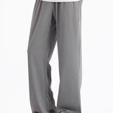 NOAH MARS American style vintage style ice leather slightly flared knife pants with cool feeling, sporty and casual quick drying pants, fitness pants