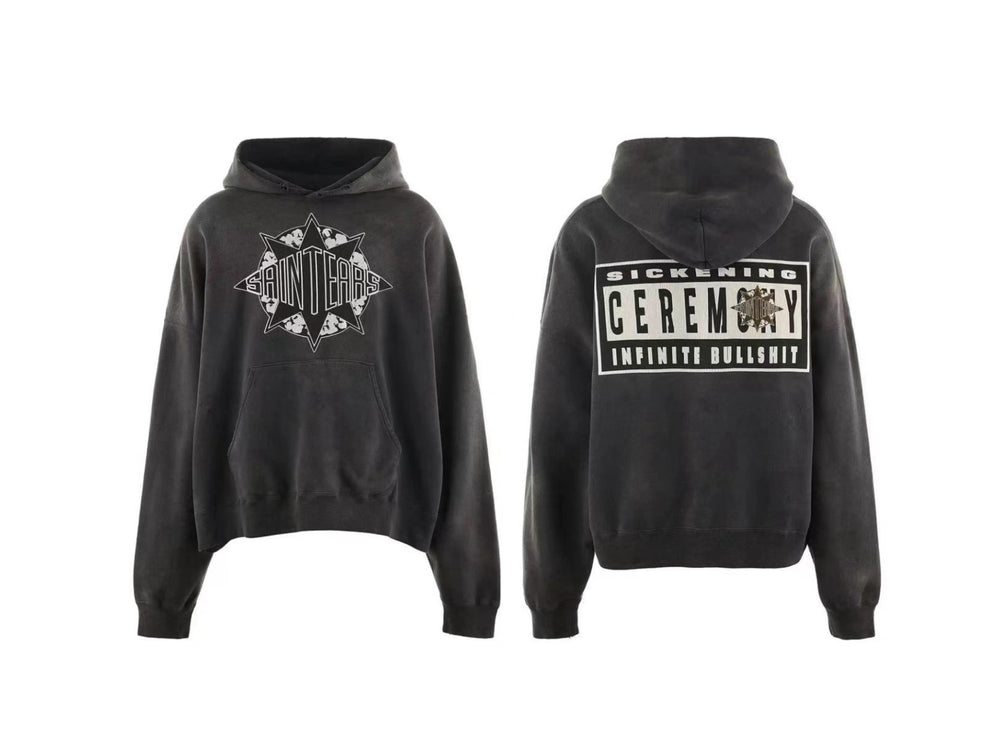 Saint Michael "SICKENING CEREMONY" Hoodie - Black