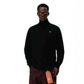 NOAH MARS high neck base shirt American casual small logo cross embroidery long sleeved T-shirt warm pullover for men