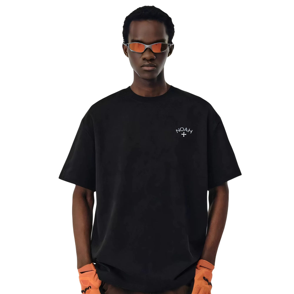 NOAH MARS American niche fashion brand short sleeved T-shirt SUMMER limited edition cross pure cotton round neck youth style