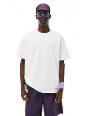 NOAH MARS Embroidered Small Cross at the Left Bottom, Simple and Versatile Casual Men's Cotton Trendy Short Sleeve T-shirt