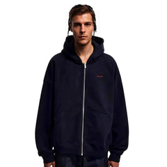 NOAH MARS Autumn New Product Wave Wave American casual hooded sweatshirt with looped fur and trendy zipper jacket for men