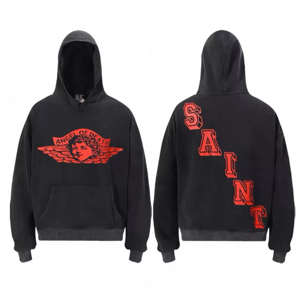 Saint Michael "ANGEL OF DEATH" Hoodie - Black