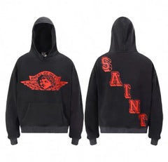 Saint Michael "ANGEL OF DEATH" Hoodie - Black