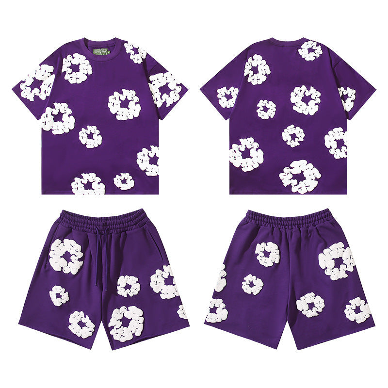 Denim Tears Cotton Wreath Set - Purple