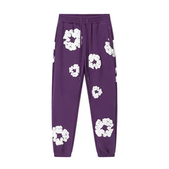 Denim Tears Cotton Wreath Sweatpants - Purple