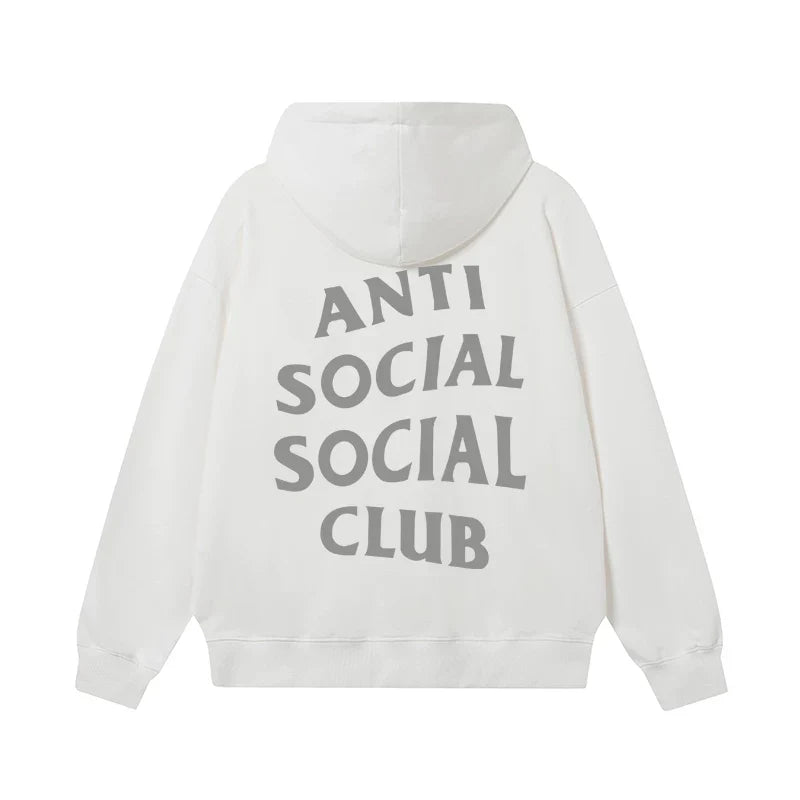 Anti Social Social Club Classic Logo Hoodie - White