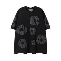 Denim Tears Cotton Wreath T-Shirt - Black/Dark Grey